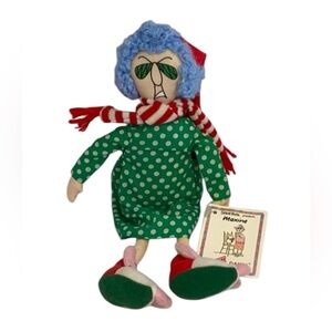 🍄 Vintage 1995 Dankin Maxine Holiday Doll - NWT